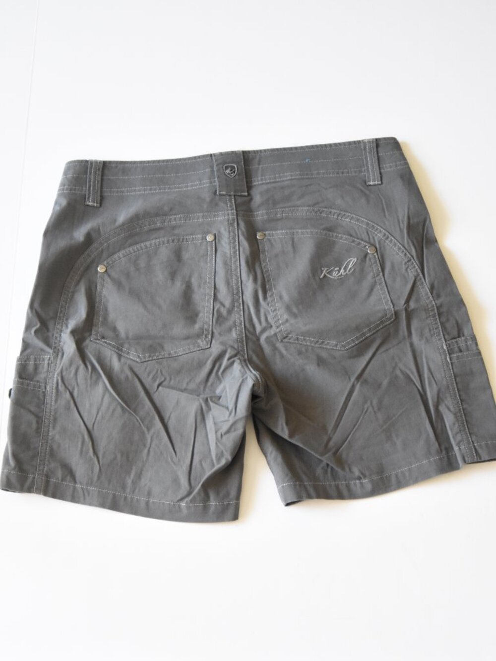KÜHL Women’s Size 6 Gray Hiking Shorts 6" Inseam Outdoor Performance Stretch - Picture 4 of 13